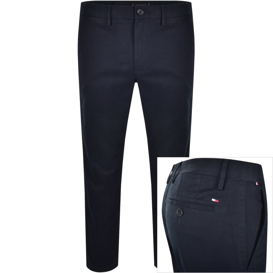 Tommy Hilfiger Bleecker Slim Chino Trousers Navy | Mainline